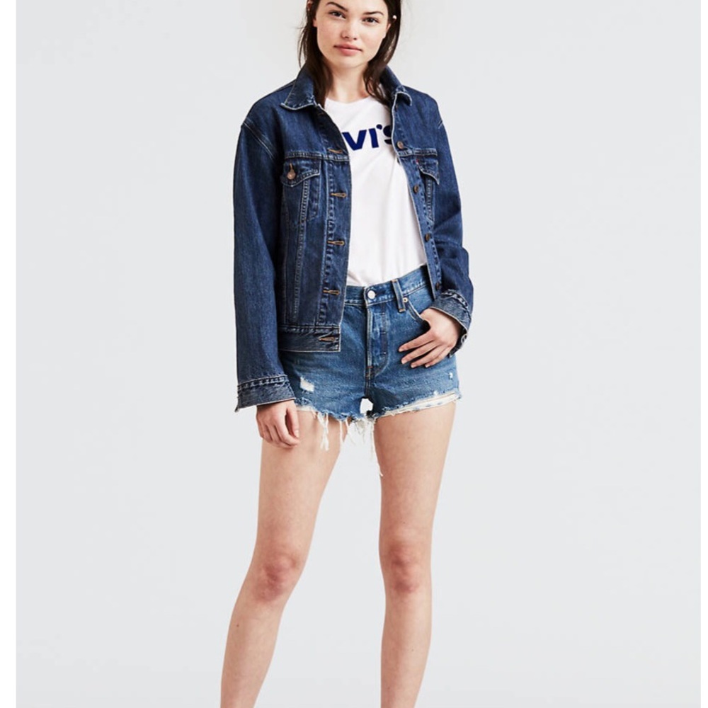 New Shorts Levi’s® 501® Premium Genuine Button Fly - Picture 8 of 8